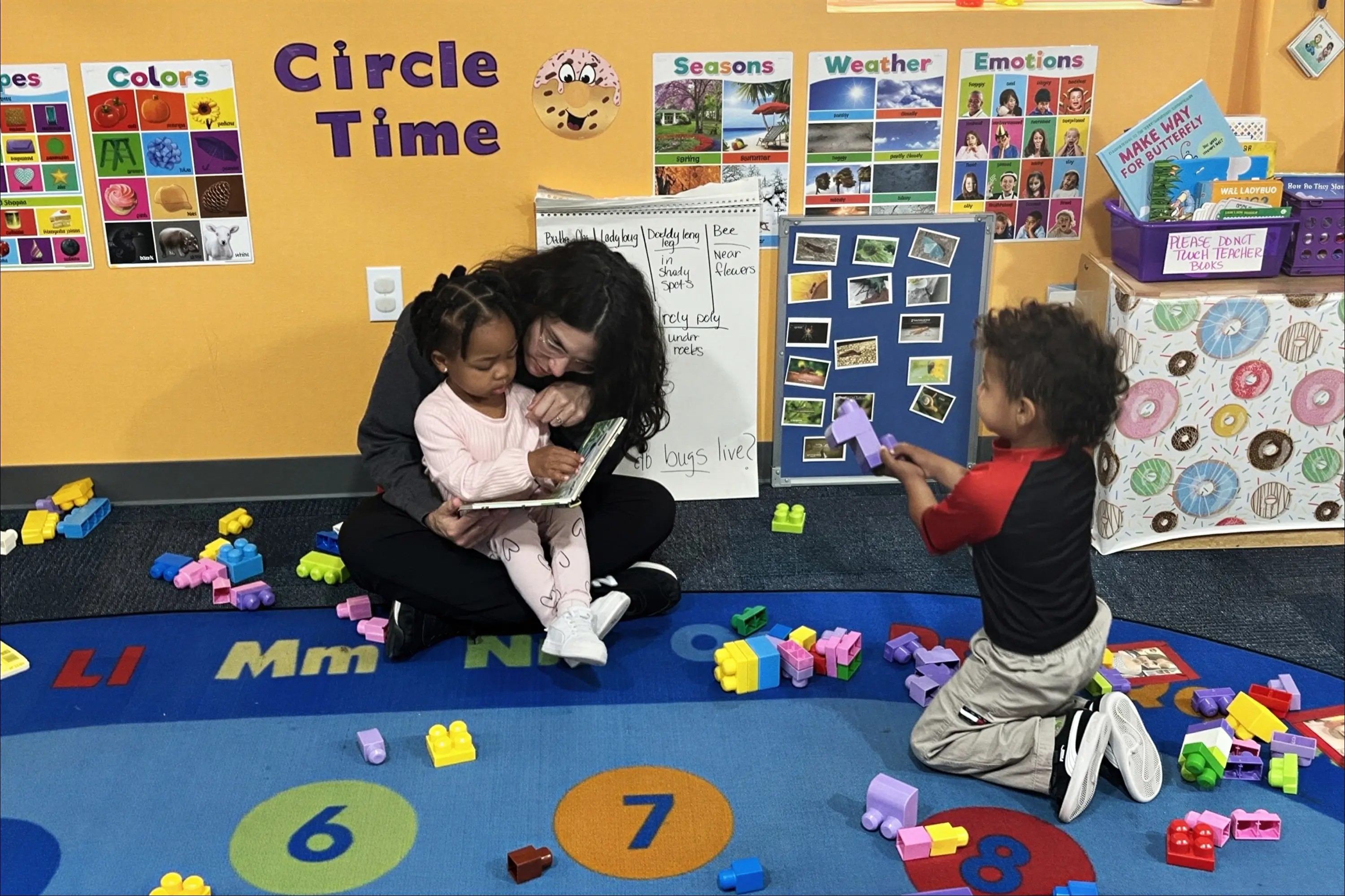 Kids in an early childhood school