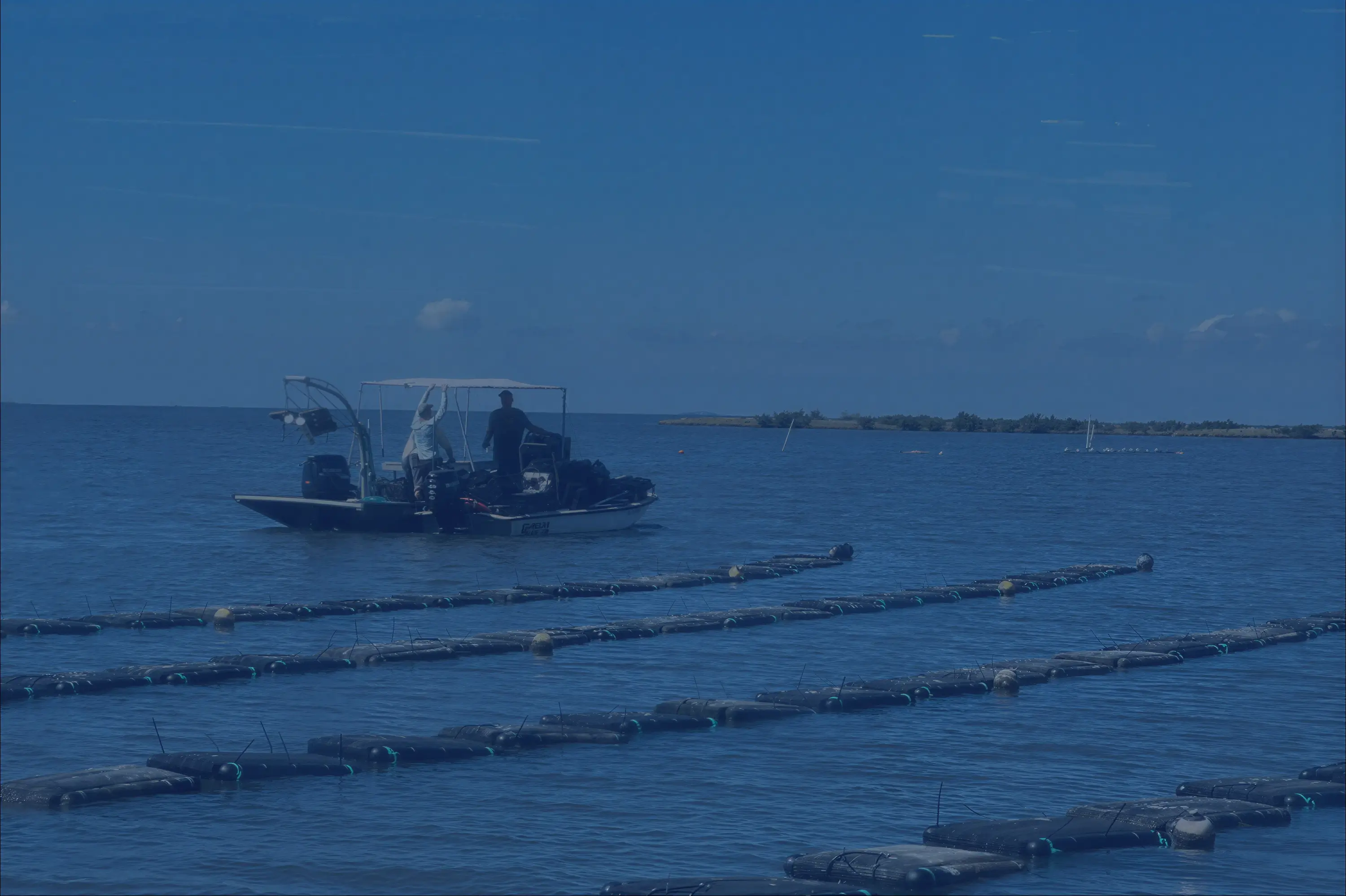 A boat floating in Grand Isle