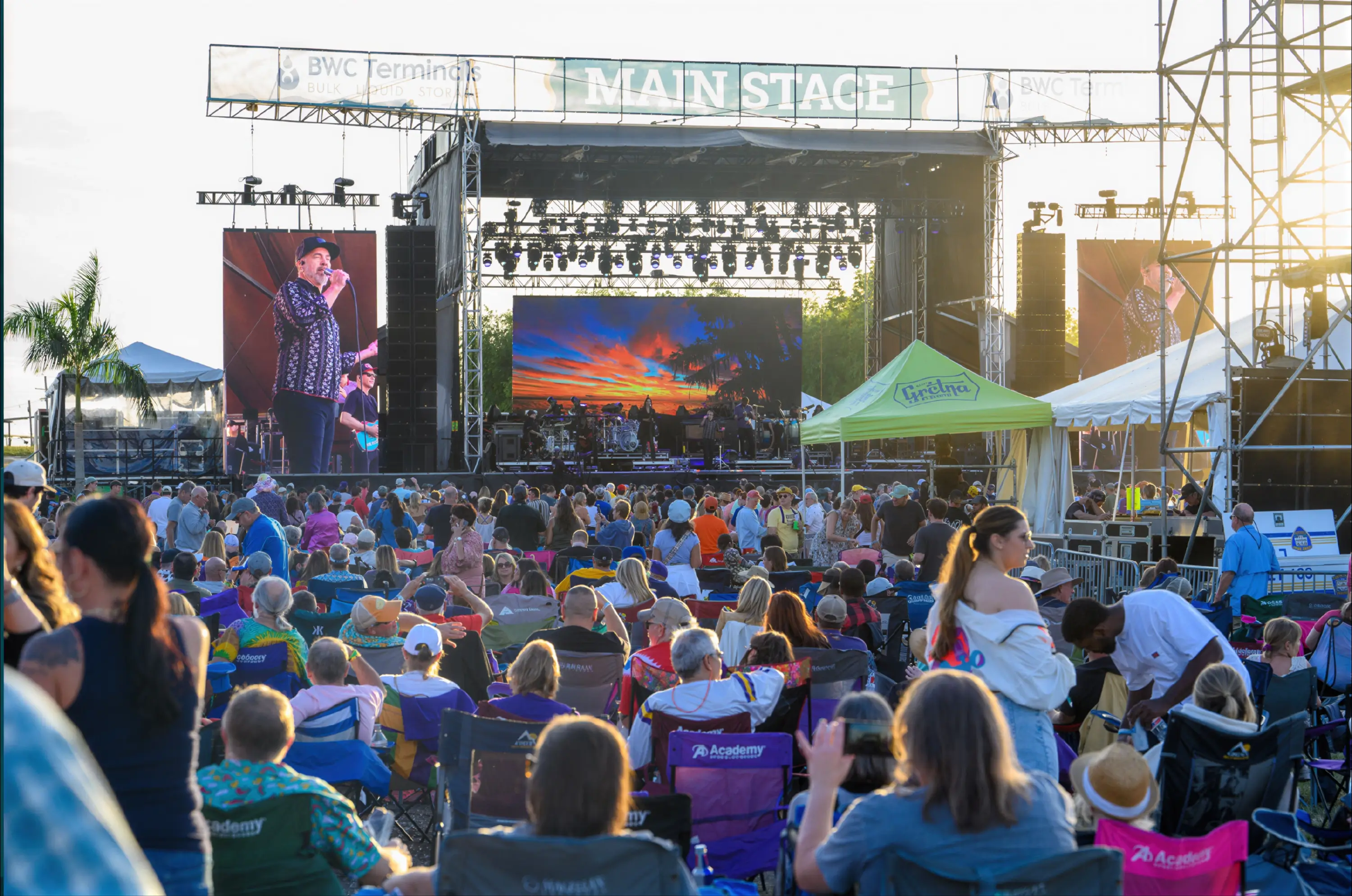 A music festival in Gretna