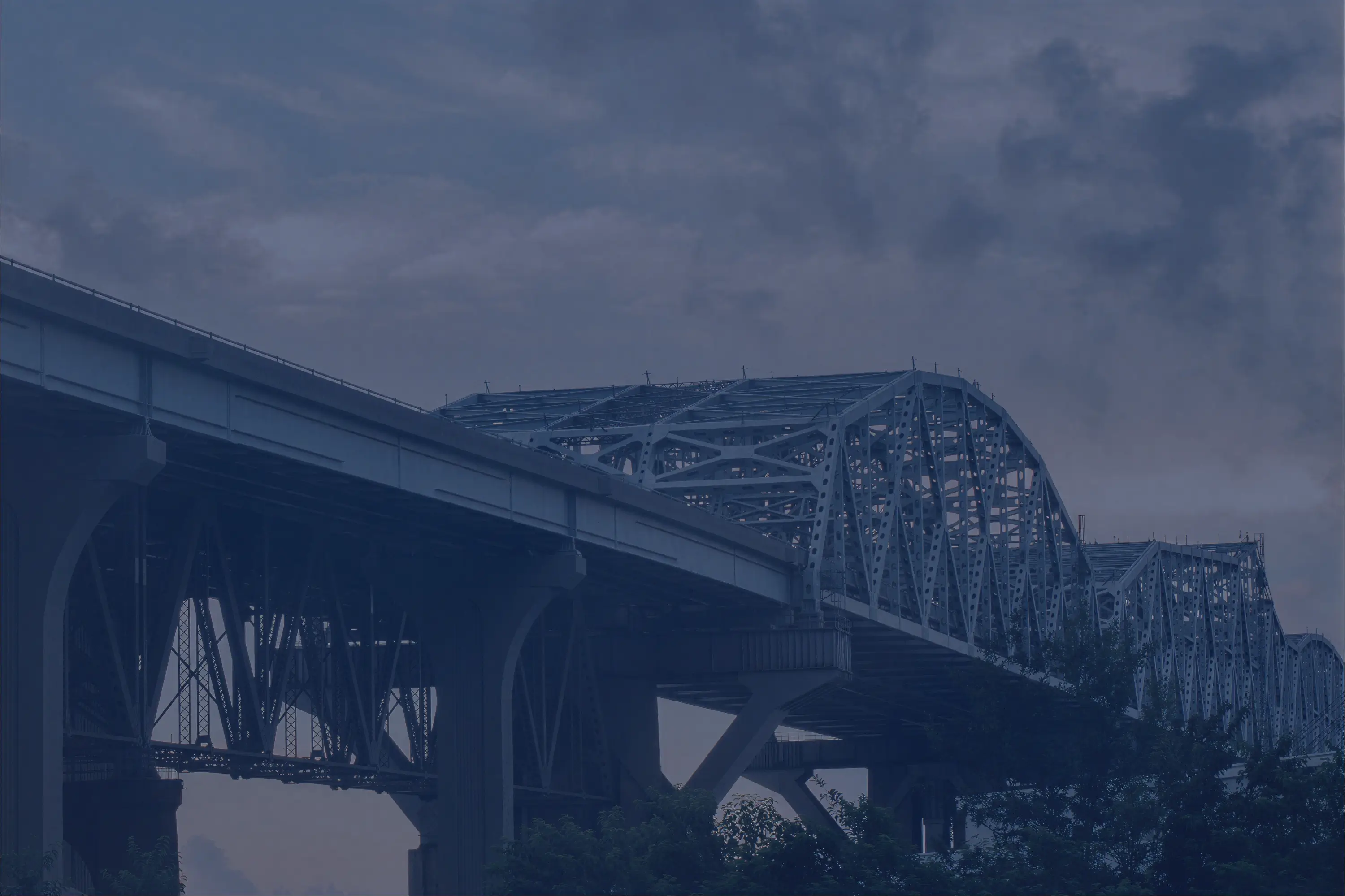 A bridge in Harahan