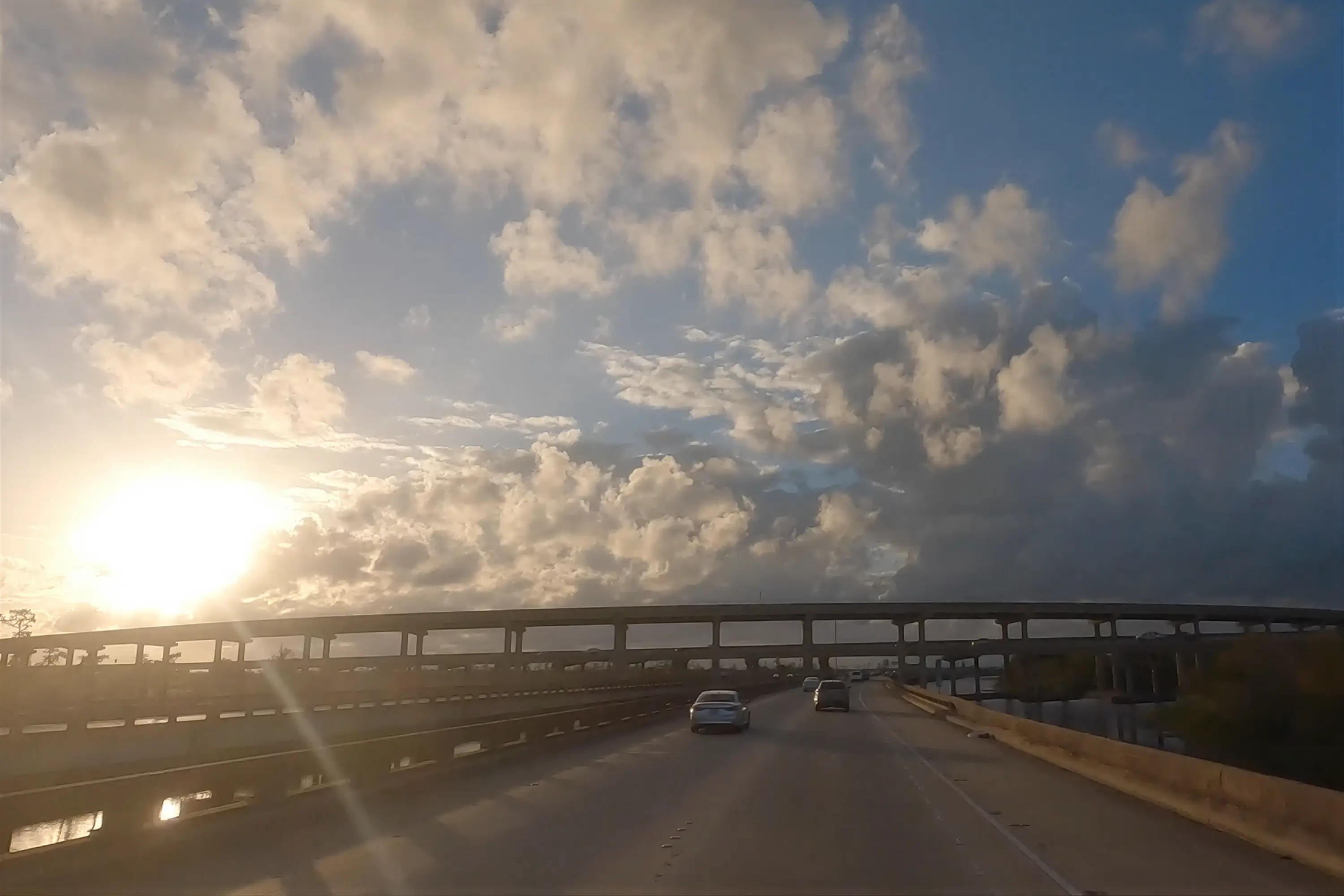 Interstate at magic hour